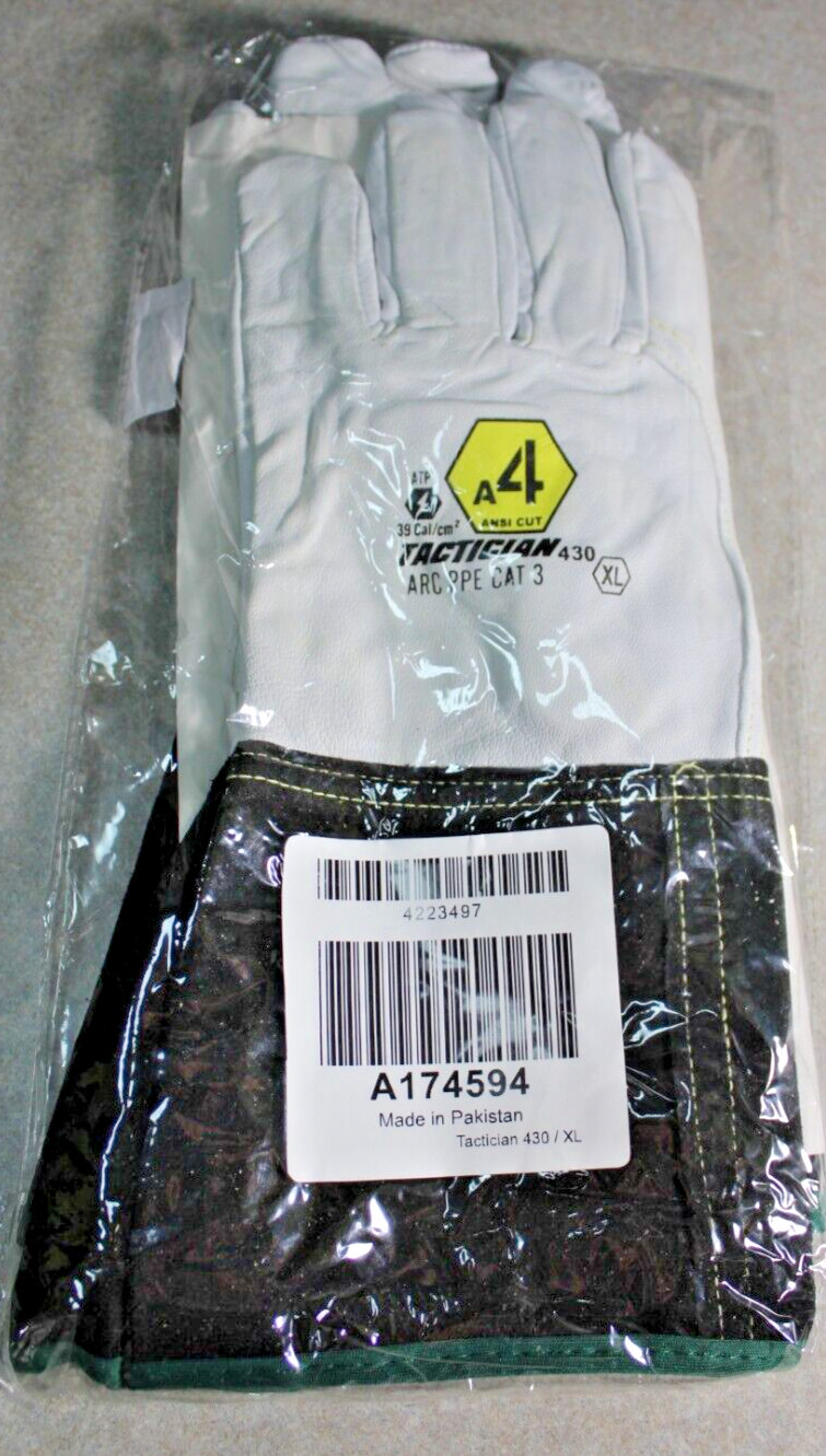 Tactician 430 Premium Soft Leather Welding Gloves Flexible Heat Resistant New XL