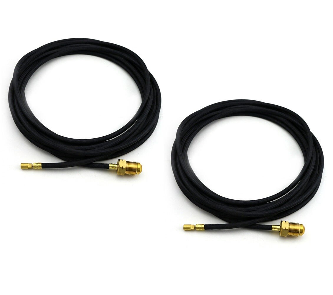 WeldingCity® 2-pk Power Cable Hose 45V03R Rubber 12.5′ 250A TIG Welding Torch 20
