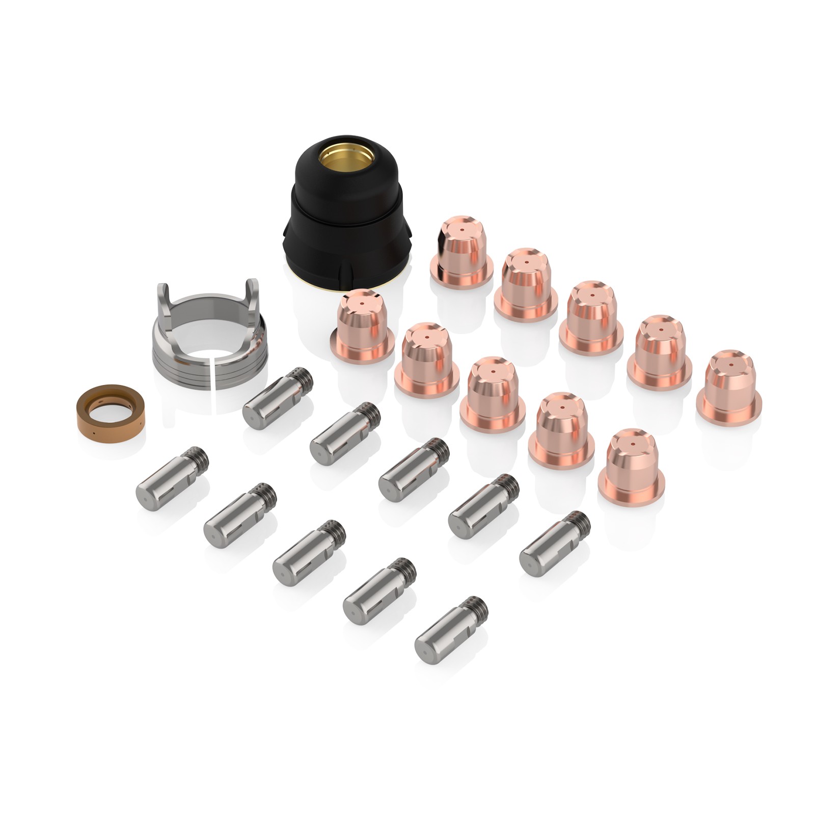 23/44pcs IPT40 Plasma Cutter Consumables for YESWELDER CUT-55DS/65DS