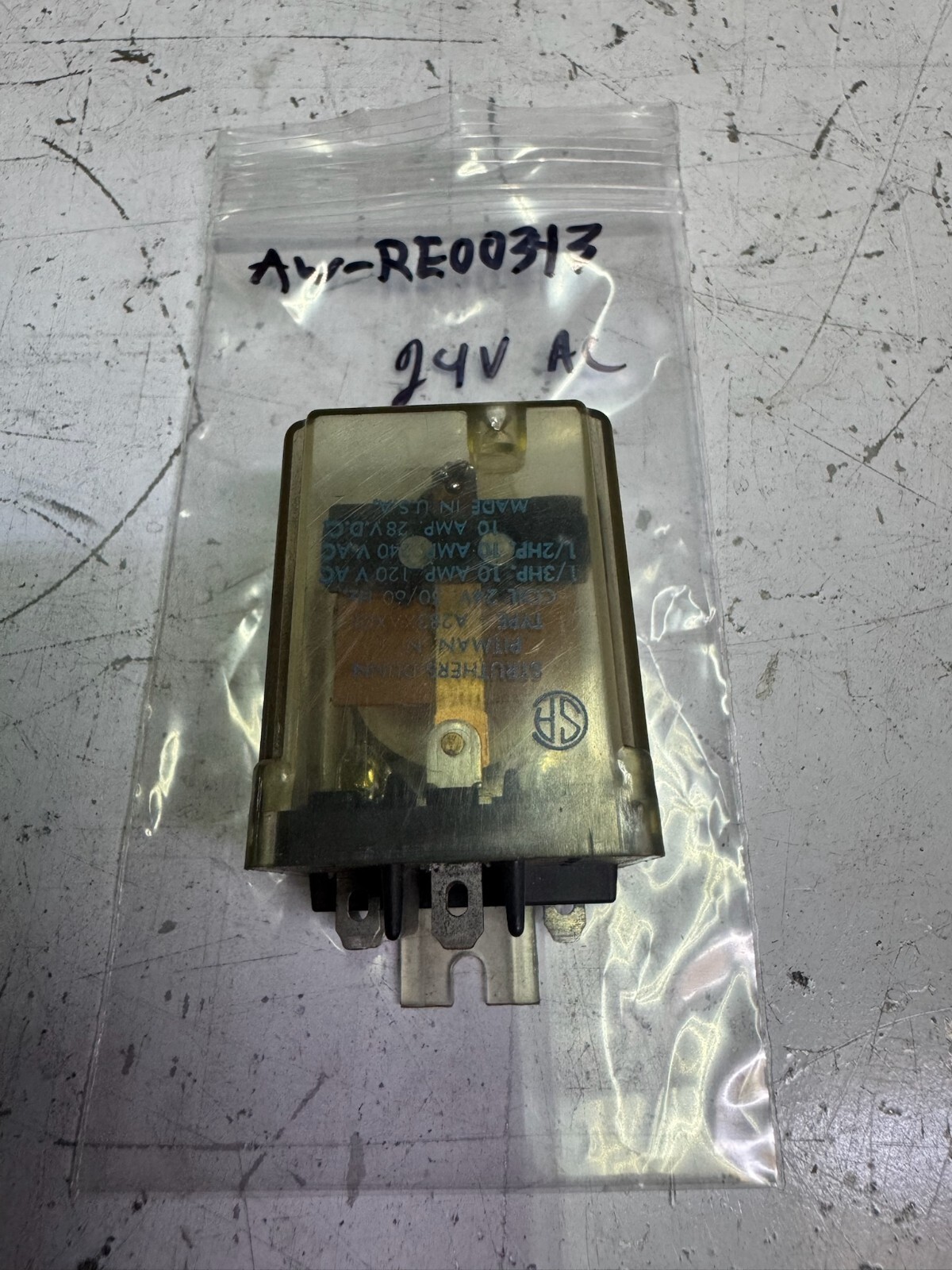 00343 Relay 1P 10A 24AC – New Replacement Part