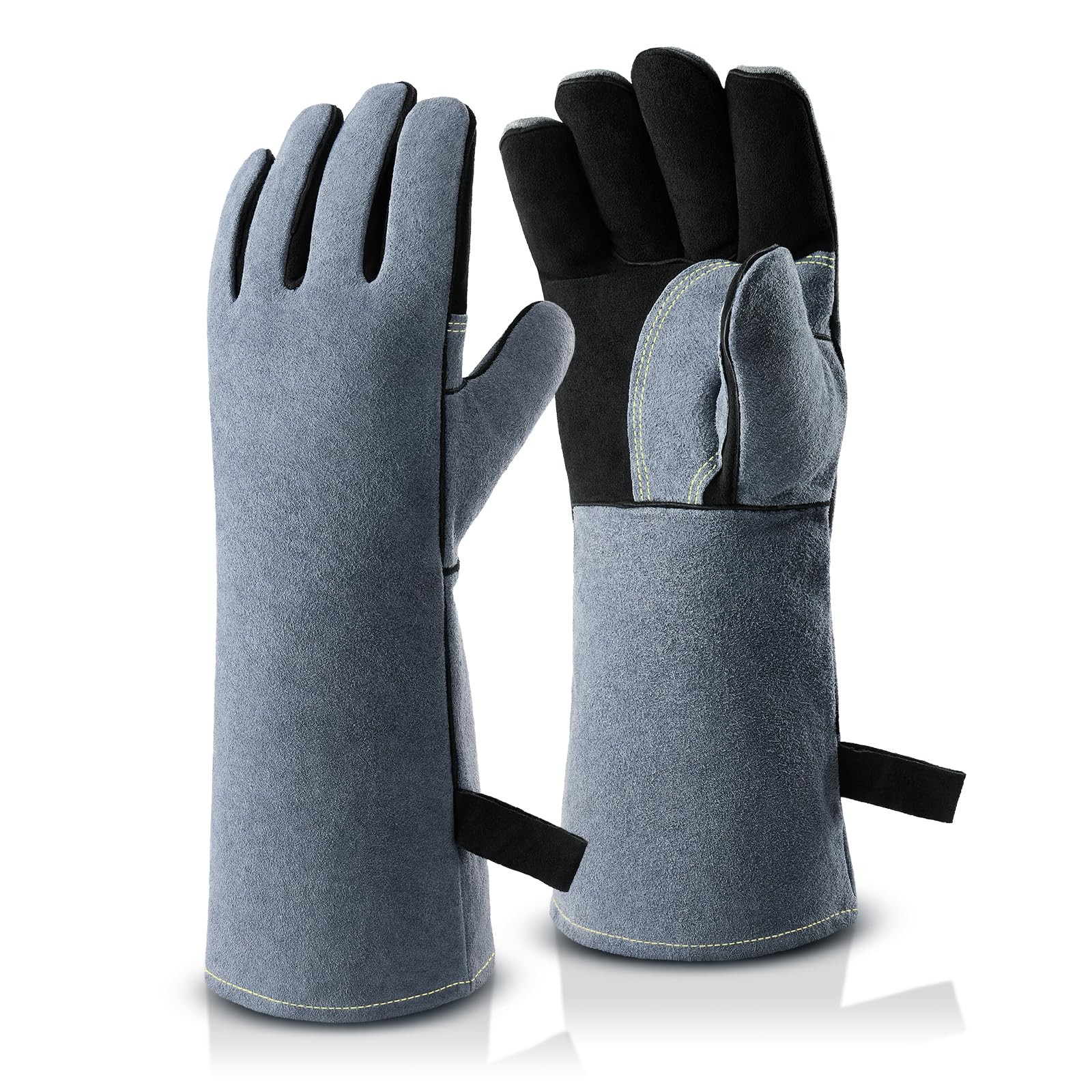 OZERO 16-Inch Heat Resistant 2 Count (Pack of 1), Black-gray (16-inch)