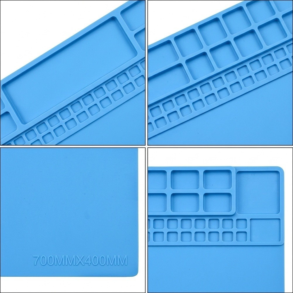 Professional Silicone Repair Mat 70x40cm for Disassembly and Component Sorting