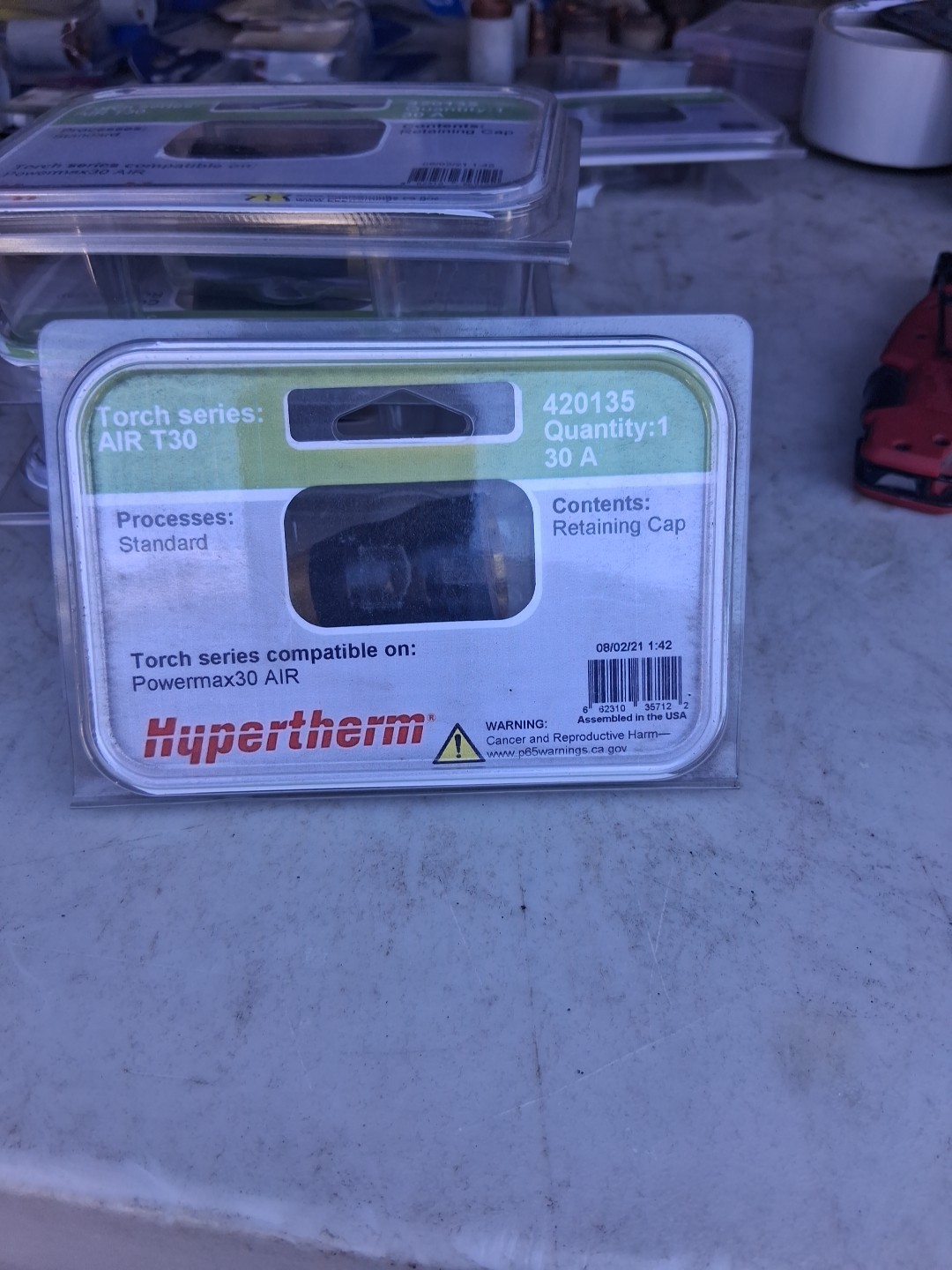 Hypertherm 420135 Torch Series Air T30 Retaining Cap