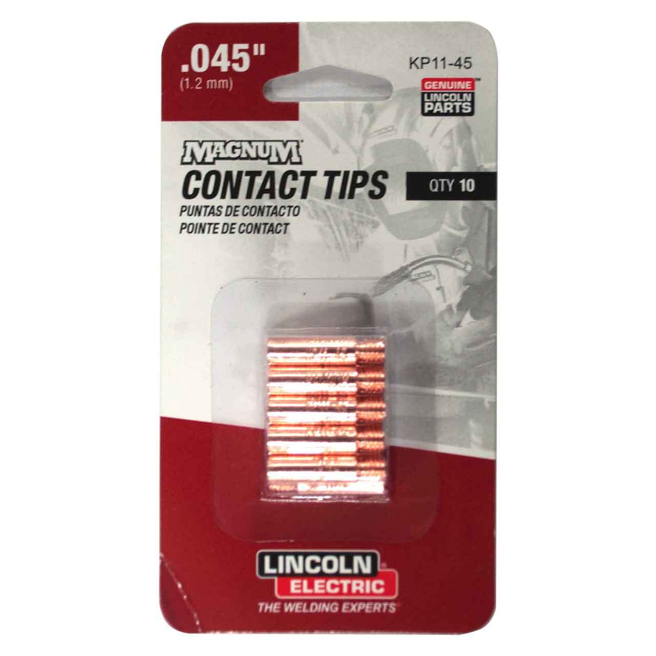 Lincoln Electric KP11-45 Contact Tip 10 pack