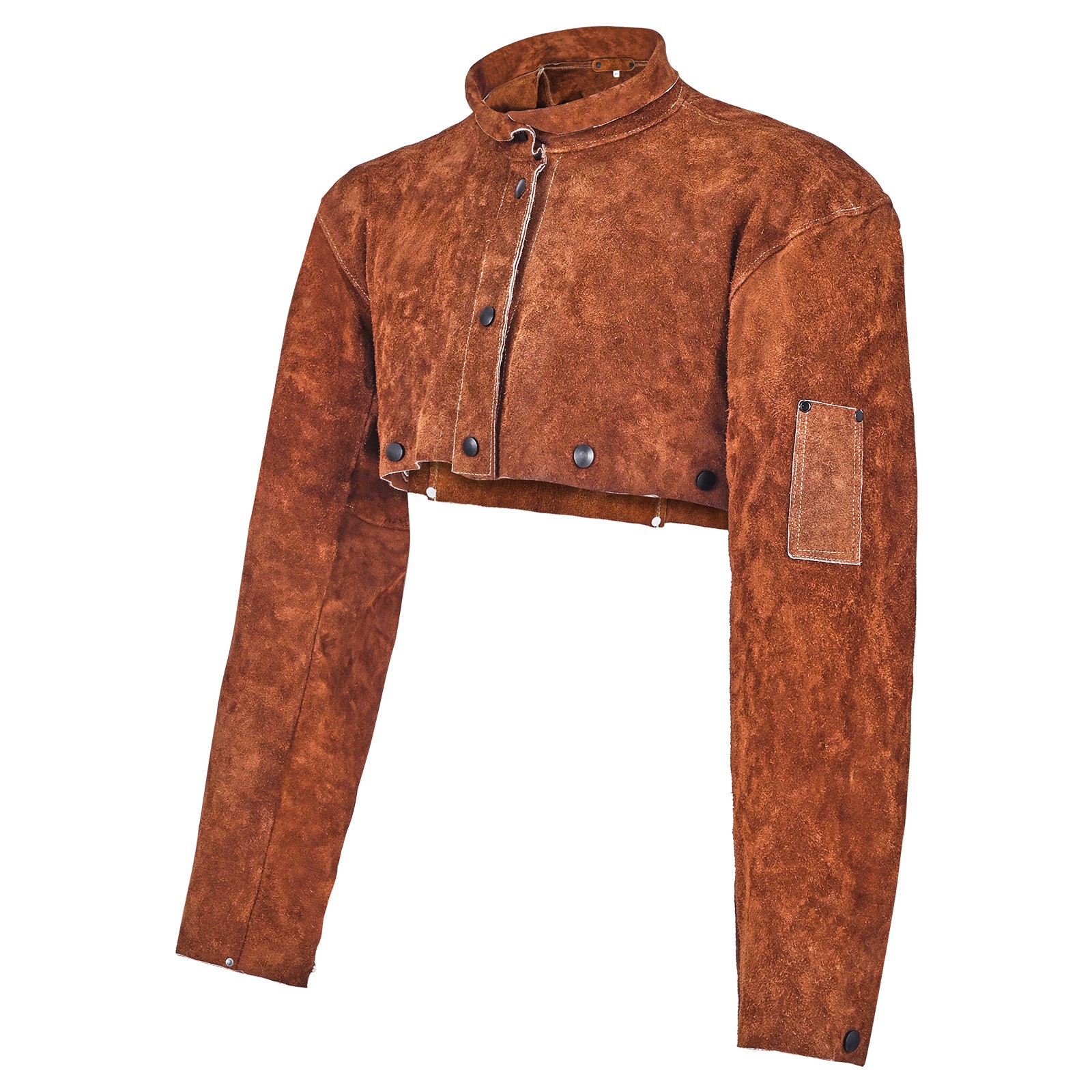 VEVOR Leather Welding Cape Sleeve Heavy Duty Flame Resistant Cape Sleeve XL-Size