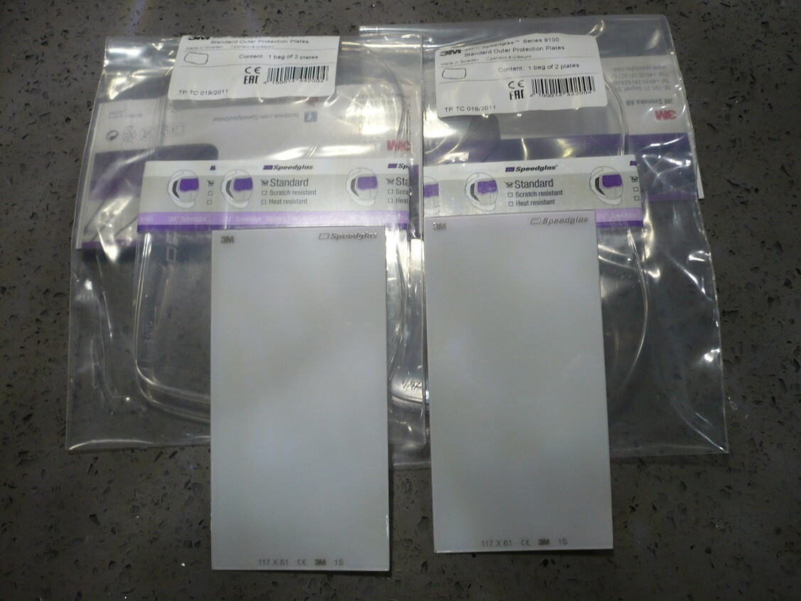 3M Speedglas 9100 & 9100X Outside & Inside Protection Plates, New, speedglass