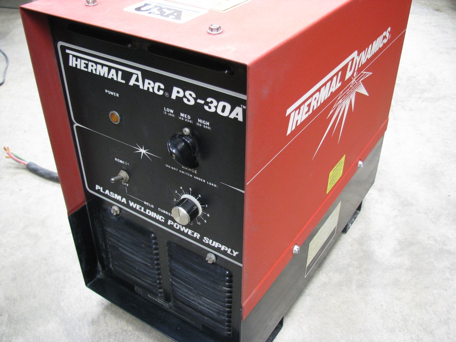 Thermal Arc Thermal Dynamics PS-30A Plasma Welding Power Supply