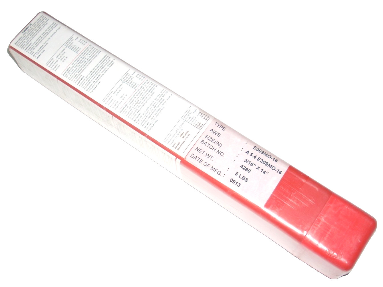 Westward E309Mo-16 Stainless Steel Welding Rods 3/16 x 14 in Electrodes – 5 lb
