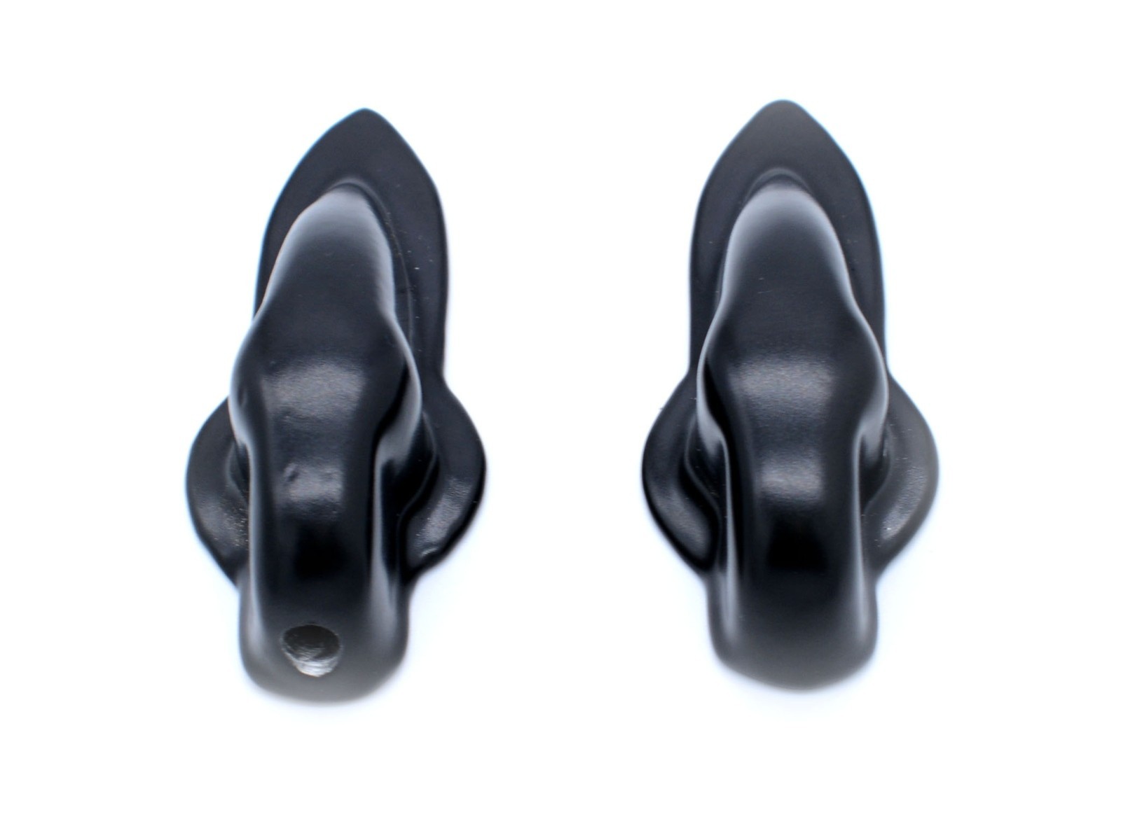 Short Hood Cast Aluminum OEM Style Knobs Powder Coated Black