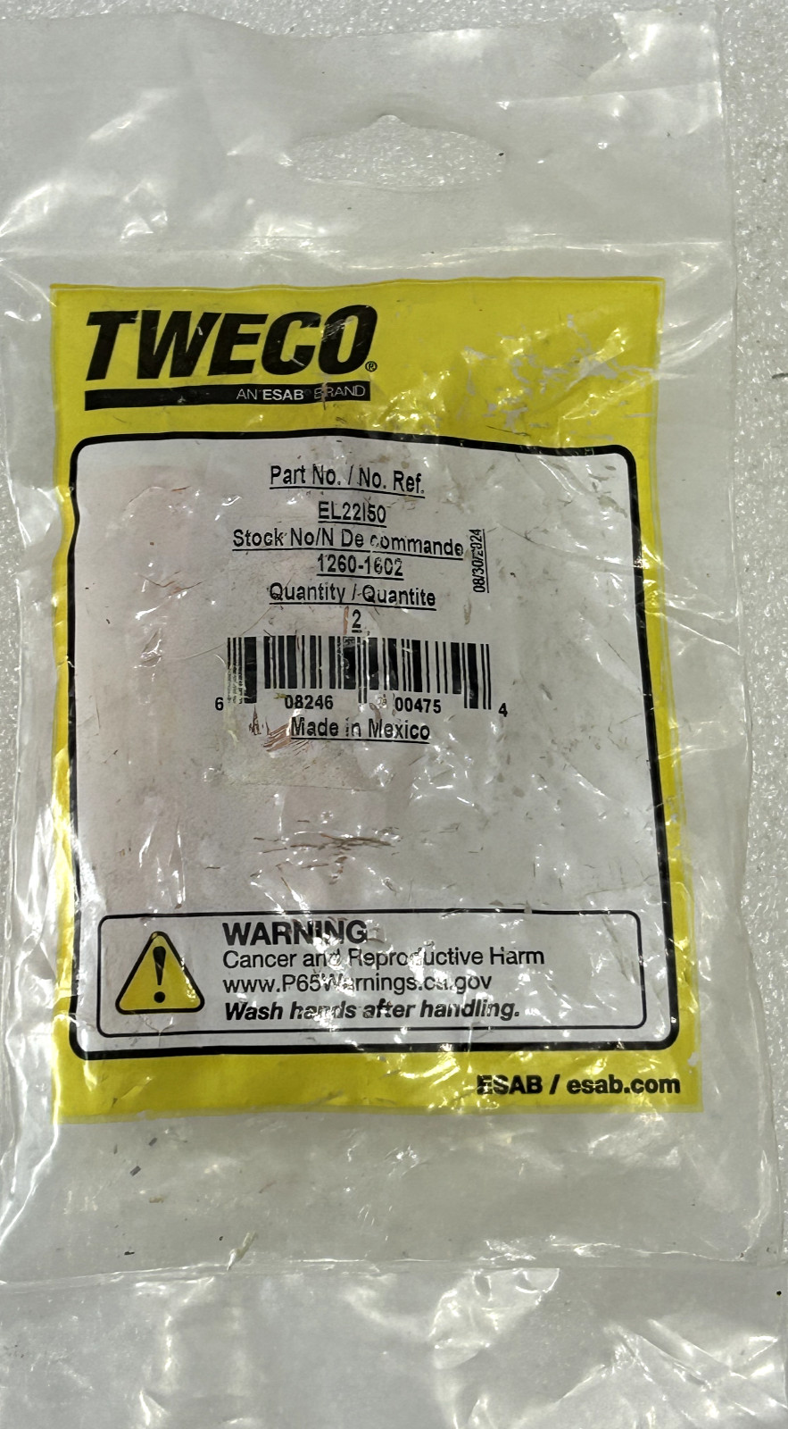 TWECO EL22I50 /1260-1602 MIG Nozzle – 2PCS