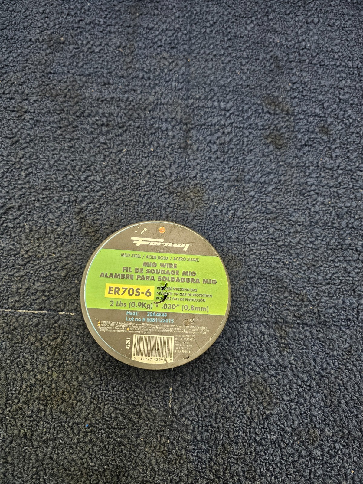 (QTY 2) Forney 42291 ER70S-6 Mild Steel MIG Welding Wire .030″ Dia. 2lbs. Spool