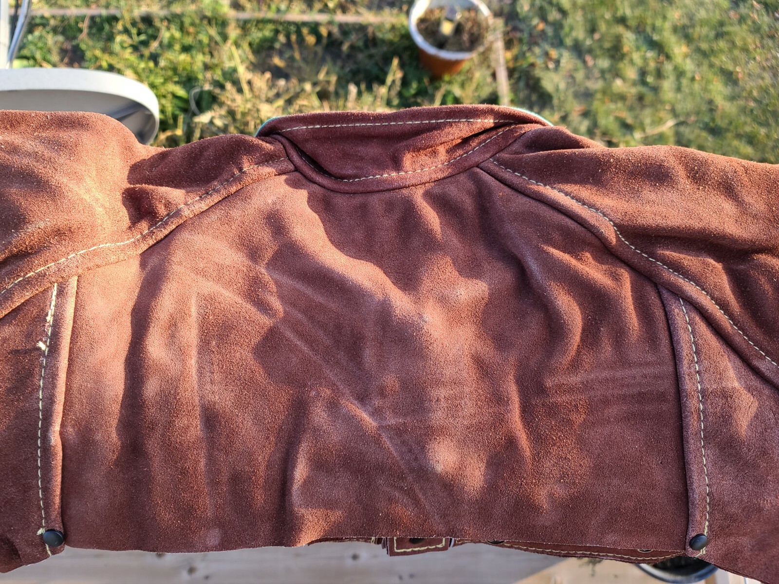 Weldas STEERSOtuff Split Cowhide Welding Cape Sleeve Jacket 3X-Large XXXL NEW