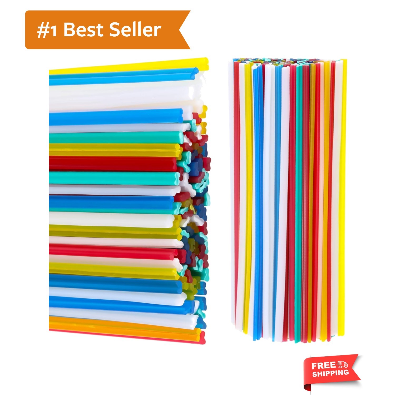 100 Pieces Plastic Rods 7.9 Inch PP/PVC/PPR Plastic Welder Repair Rods for Ca…
