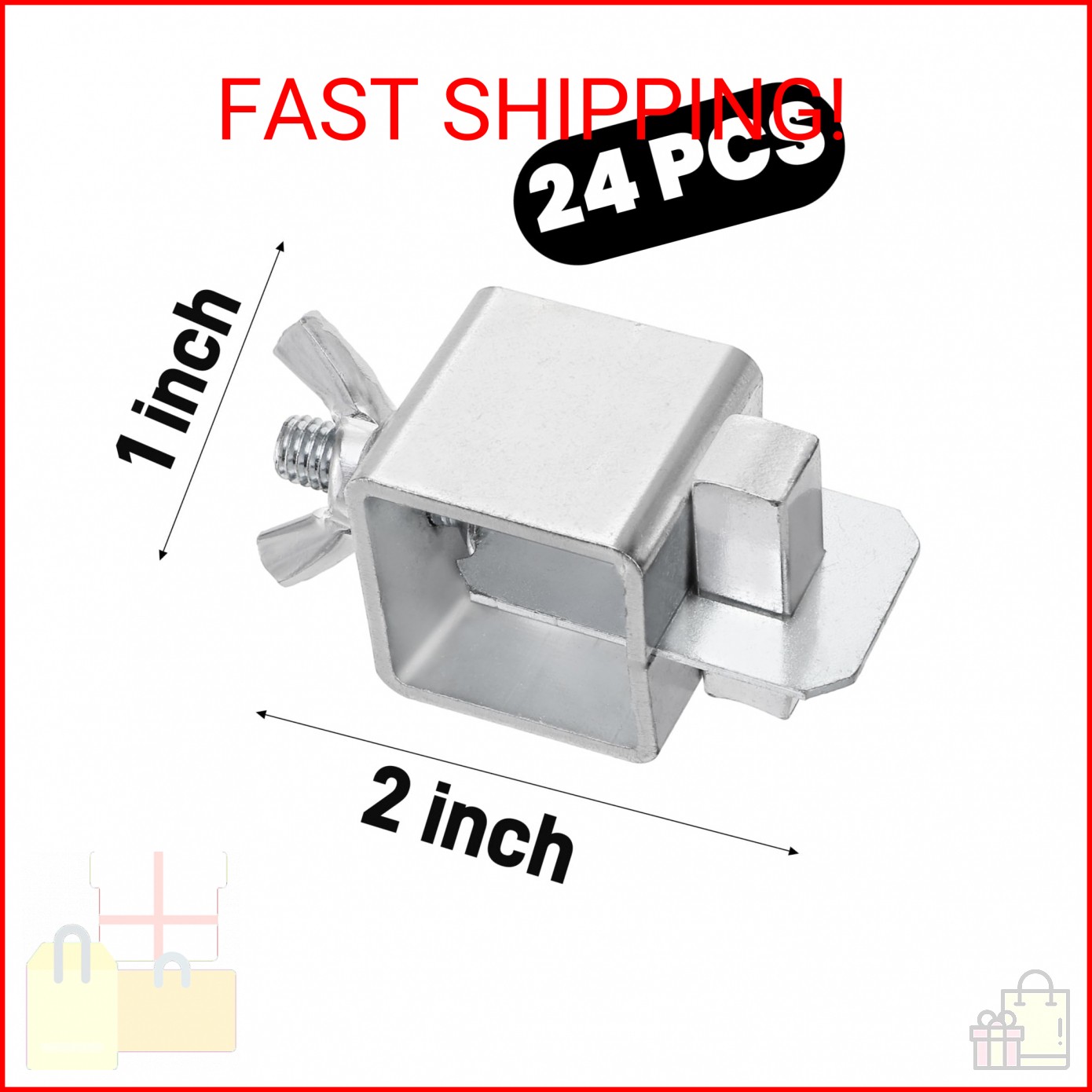 Pumtus 24 Pcs Butt Welding Clamps, Sheet Metal Welding Clips, Auto Body Panel Cl