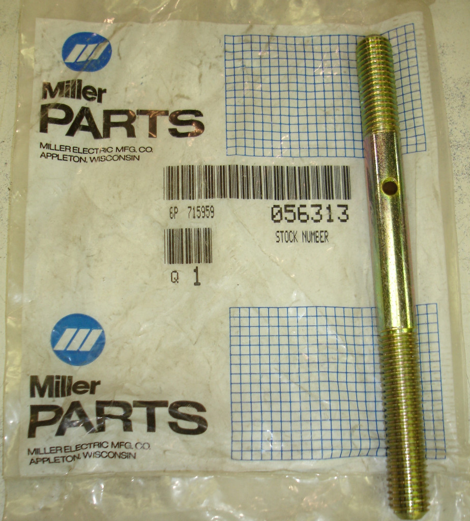 MILLER Electric 056-313 Stud Double ended Threads 1/2″-13 1/2 NC $64 6-3/8″ Long
