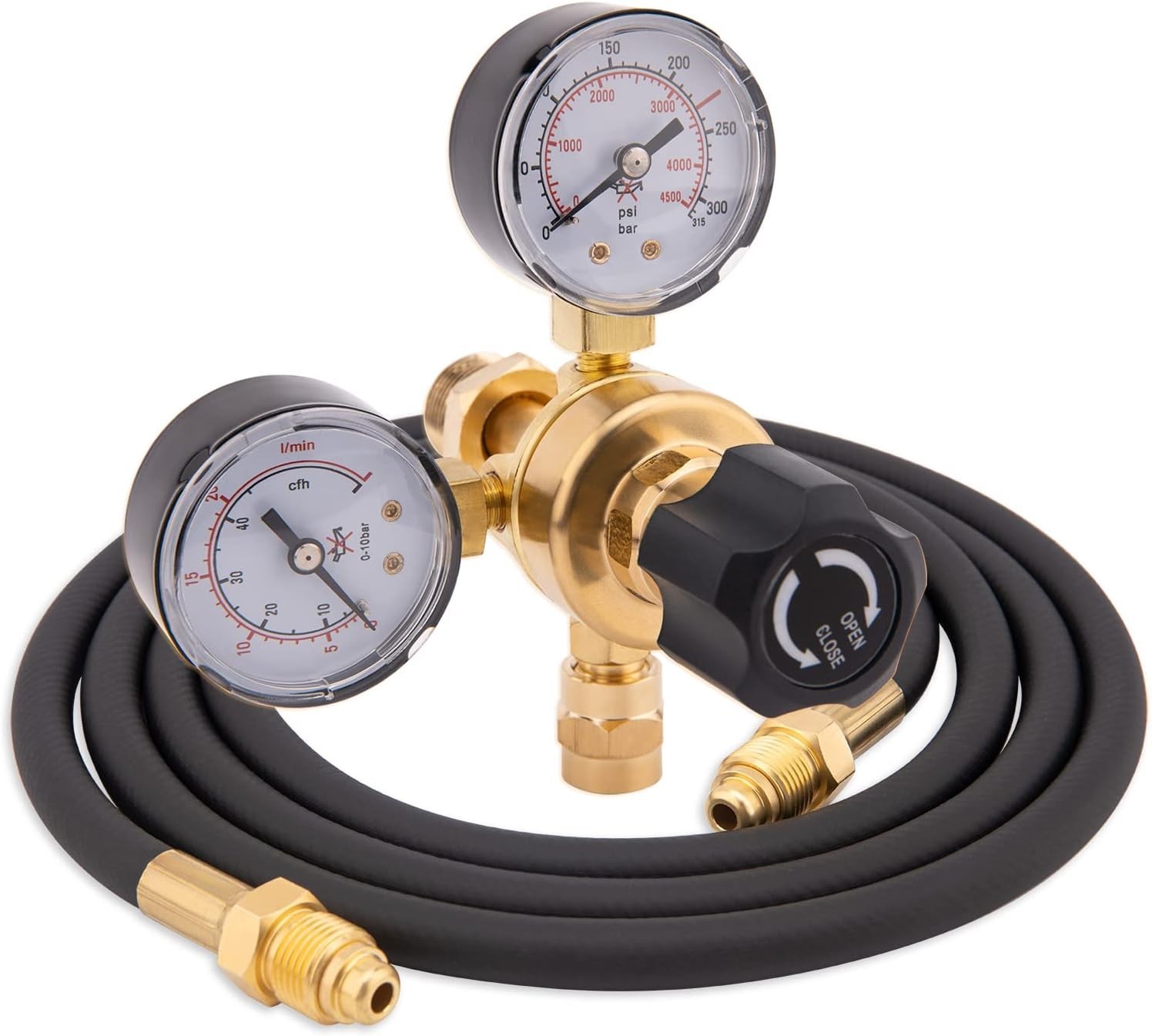 Universal Gas Welding Regulator with 6.6Ft Hose