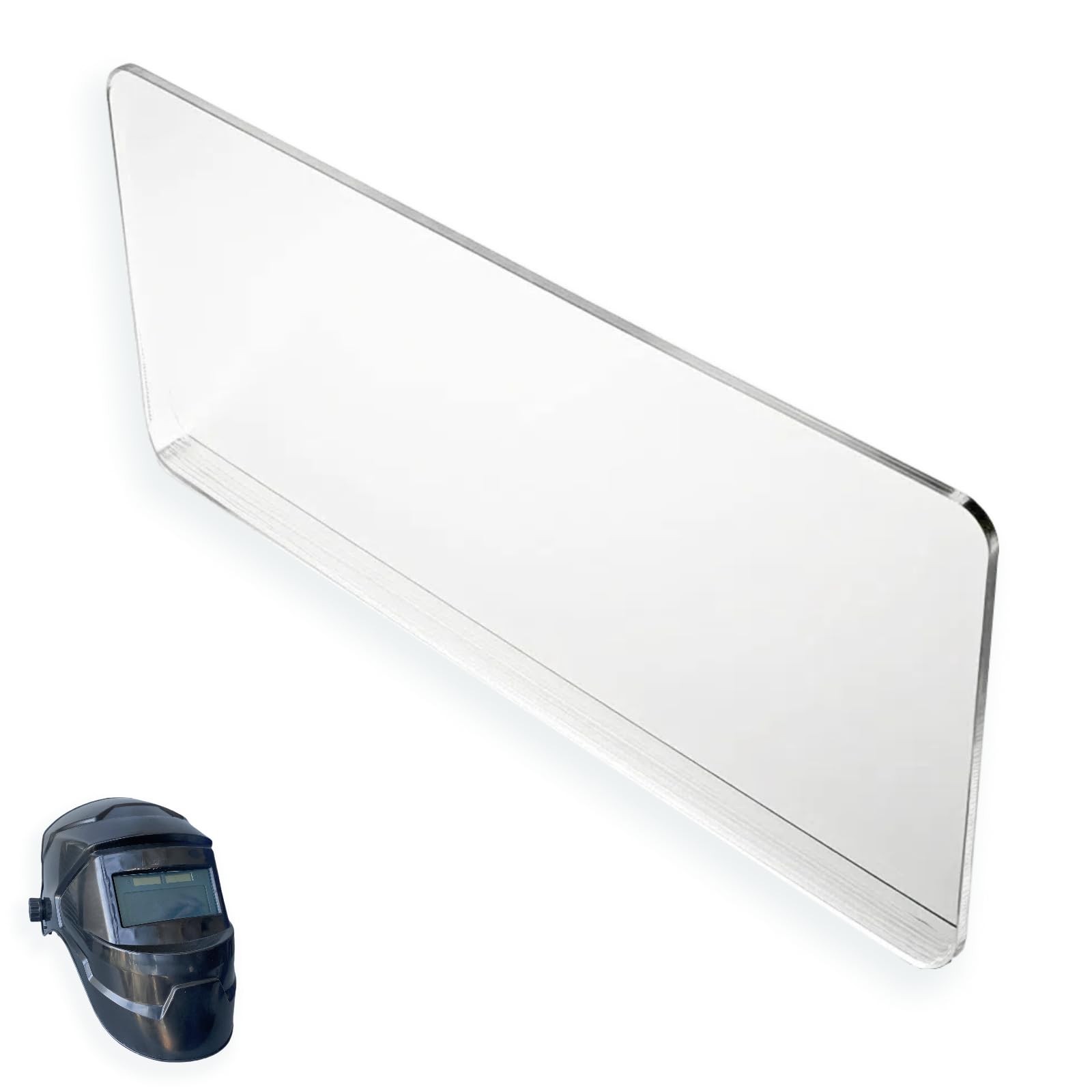 20 Pack 2″ x4.25″ Clear Welding Lens 2×4 1/4 optical grade Welding Lens And Eyes