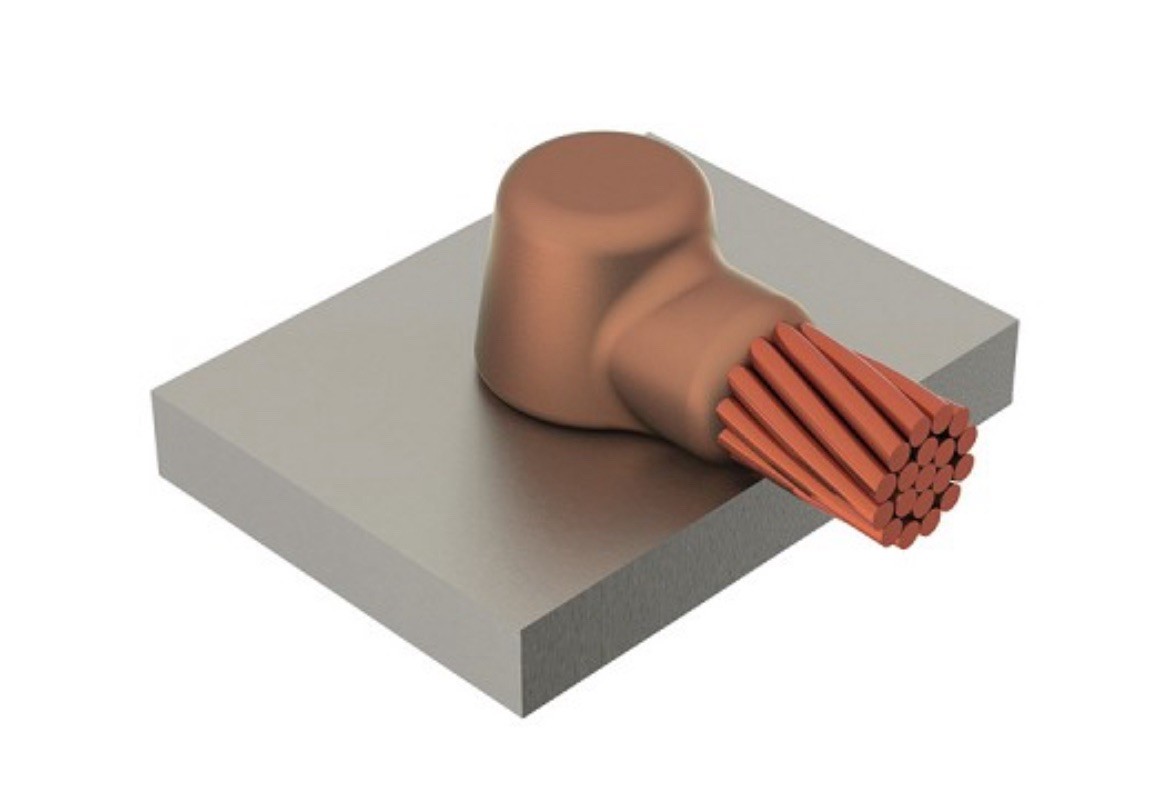 nVent ERICO Cadweld CAHAA1G – #6 Solid Conductor Exothermic Welding Mold – New