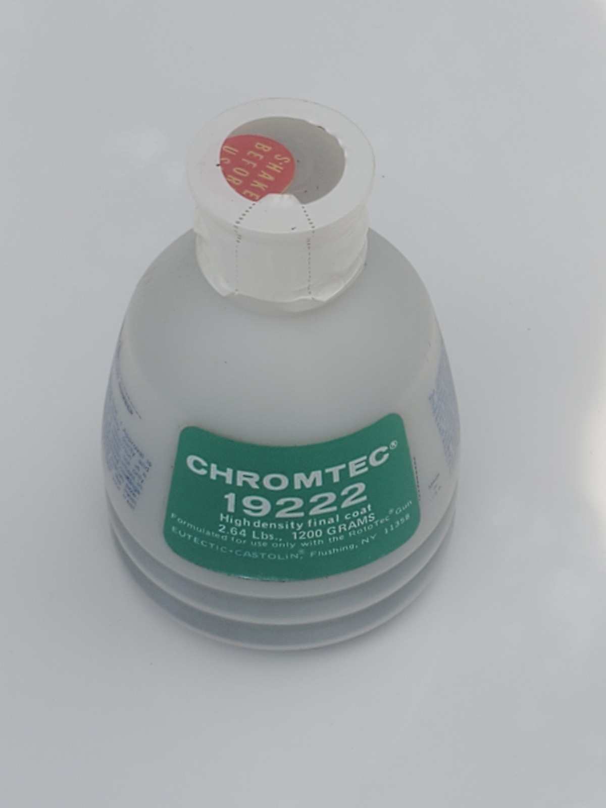 Eutectic Castolin RotoTec 19222 Lubrotec Powder Spray Weld Repair Coating Used