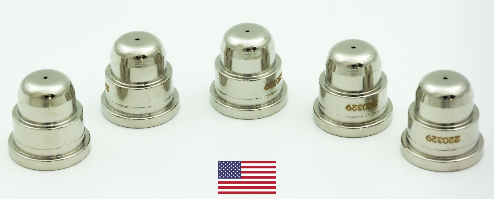 5 Pcs 220329 Fits Hypertherm® Powermax® 1000/1250/1650 40A Aftermarket Nozzle