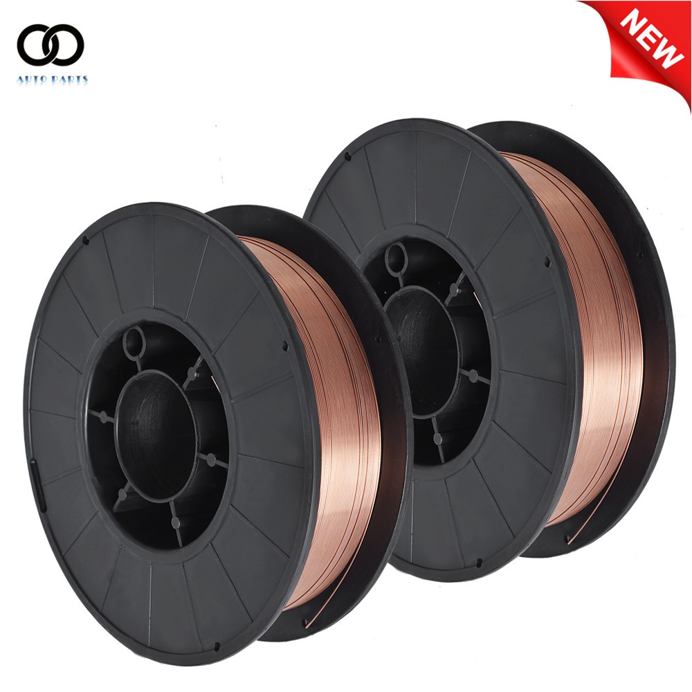 2 Pcs ER70S-6 0.035″ (0.9mm) 10-lbs Mild Steel MIG Welding Wire Roll New