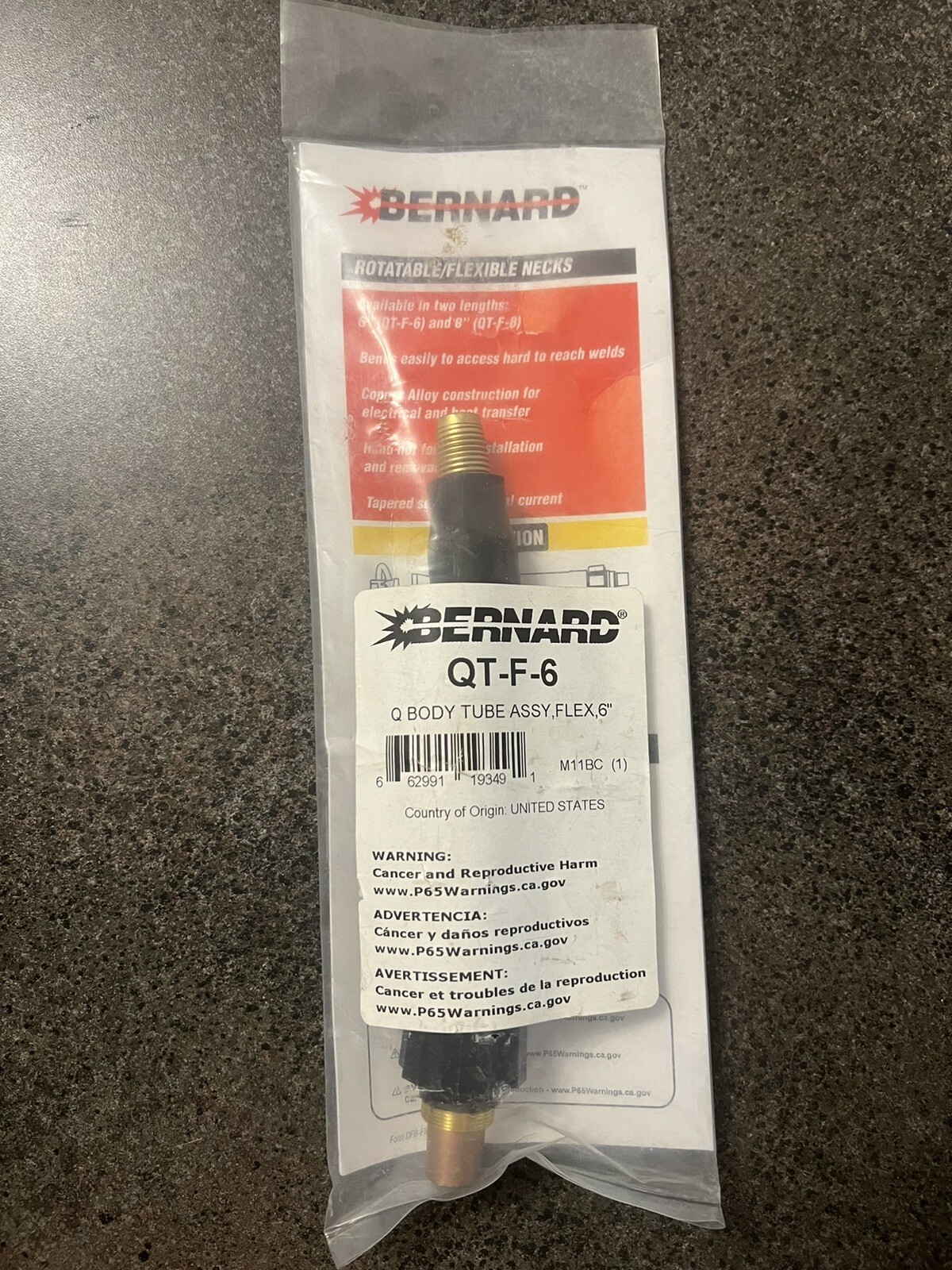 Bernard – QT-F-6 – Flex Neck For Bernard Welding Whips