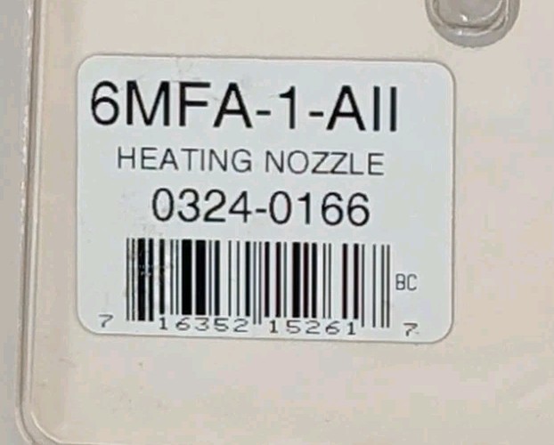 Victor 6MFA-1-AII Heating Nozzle Rosebud Tip 0324-0166 Medium Duty Torch New