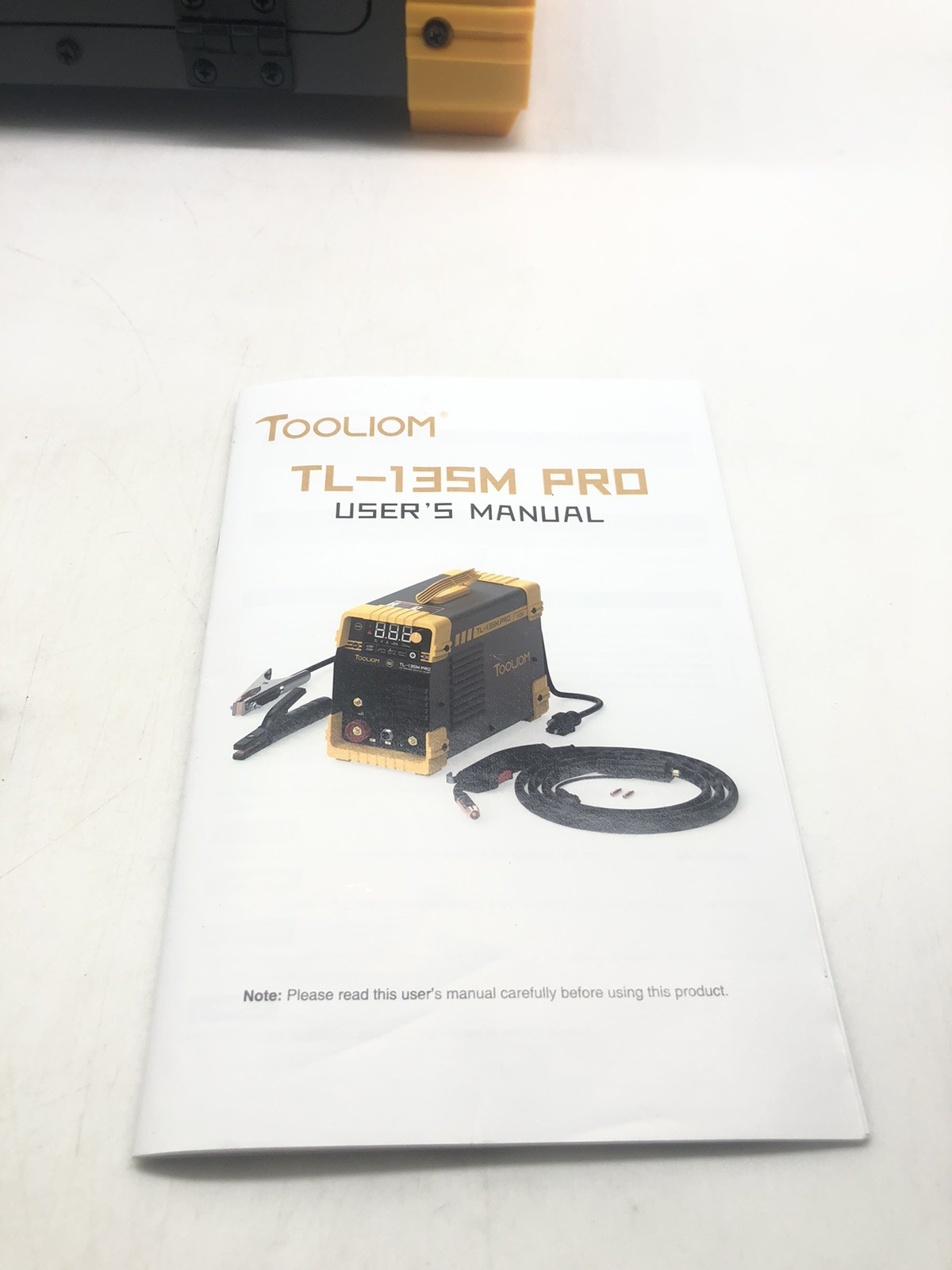 TOOLIOM TL – 135M PRO 110V GASLESS MIG/STICK WELDER OPENED BOX *