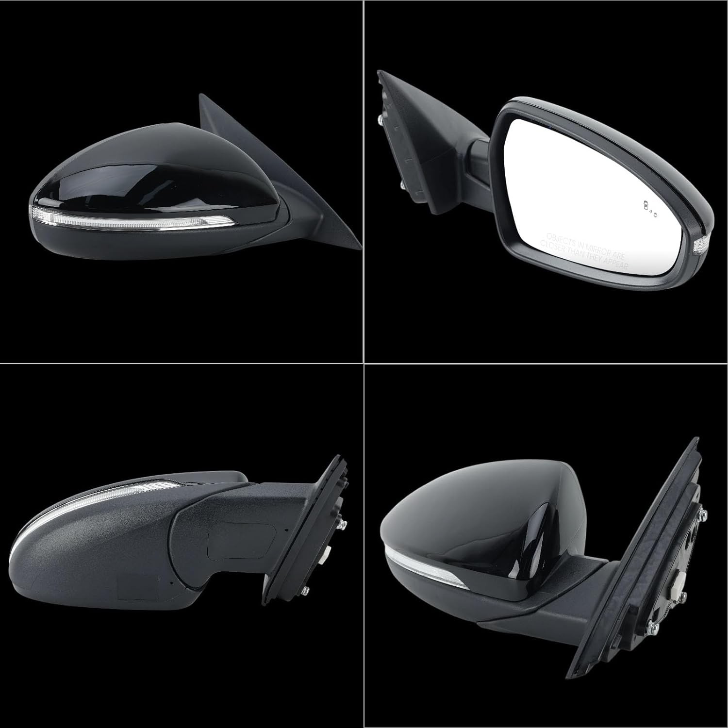 Right Passenger Side Mirror Compatible with 2019 2020 2021 2022 2023 2024 Kia Fo