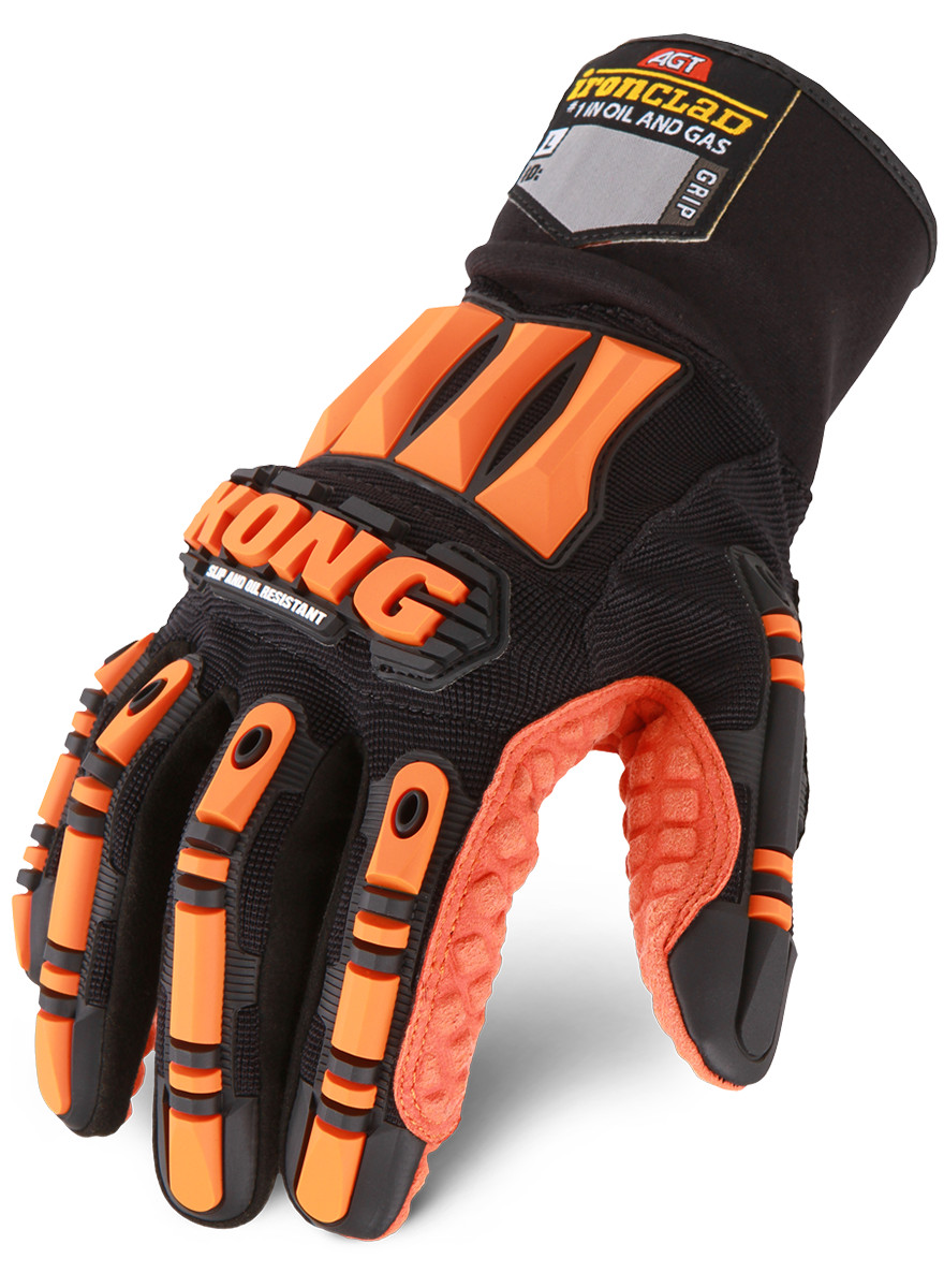 IronClad SDX02 Silp and Oil Resistant Gloves Orange & Black – Select Size