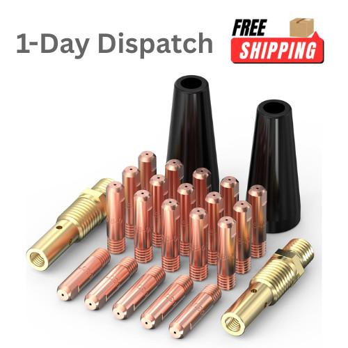 YESWELDER 24Pcs Flux Core Welding Gun Accessories Kit