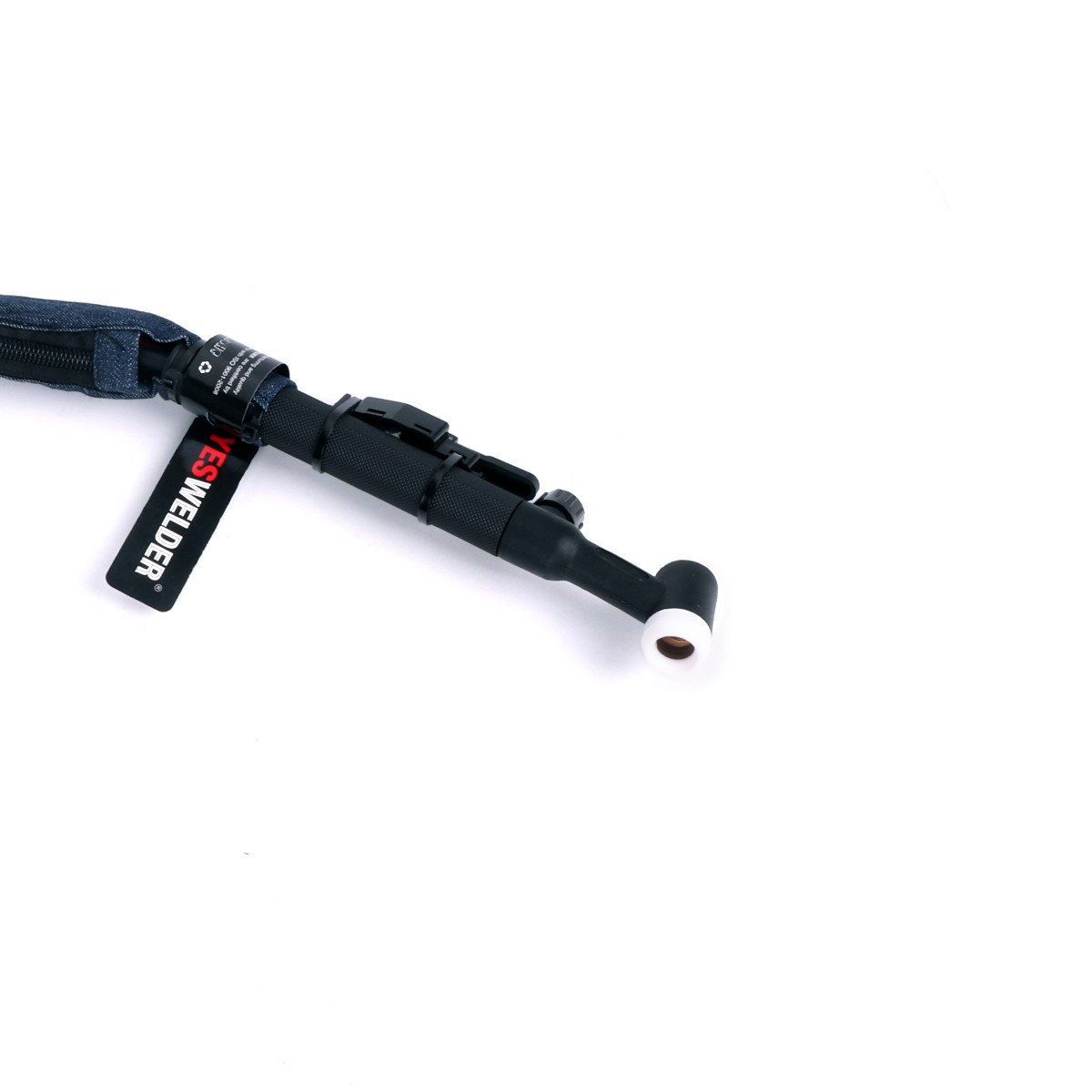 YESWELDER TIG Torch WP17V 4M Split Miller Plug Black Handle with Accessories