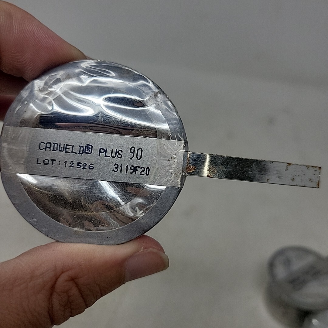 4pc. NVENT ERICO CADWELD 90PLUSF20 WELDING MATERIAL F20 #90