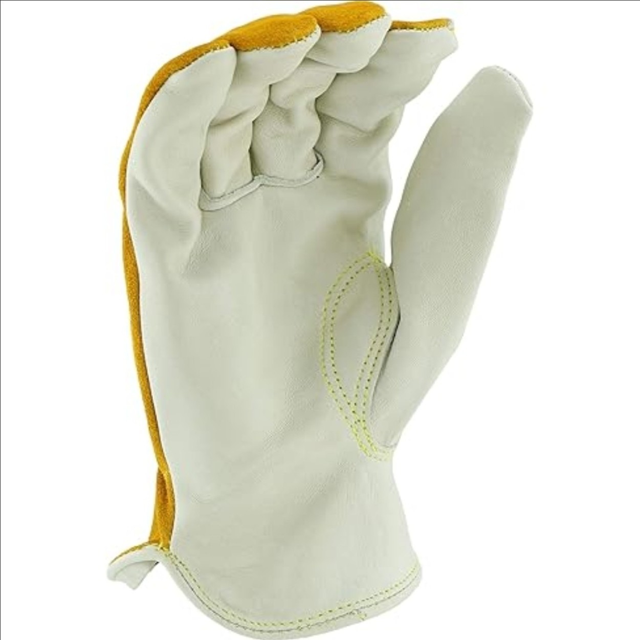 IRONCAT 9414 Premium Split Cowhide Leather Gloves –Tan/Gray, X-Large,Work Gloves