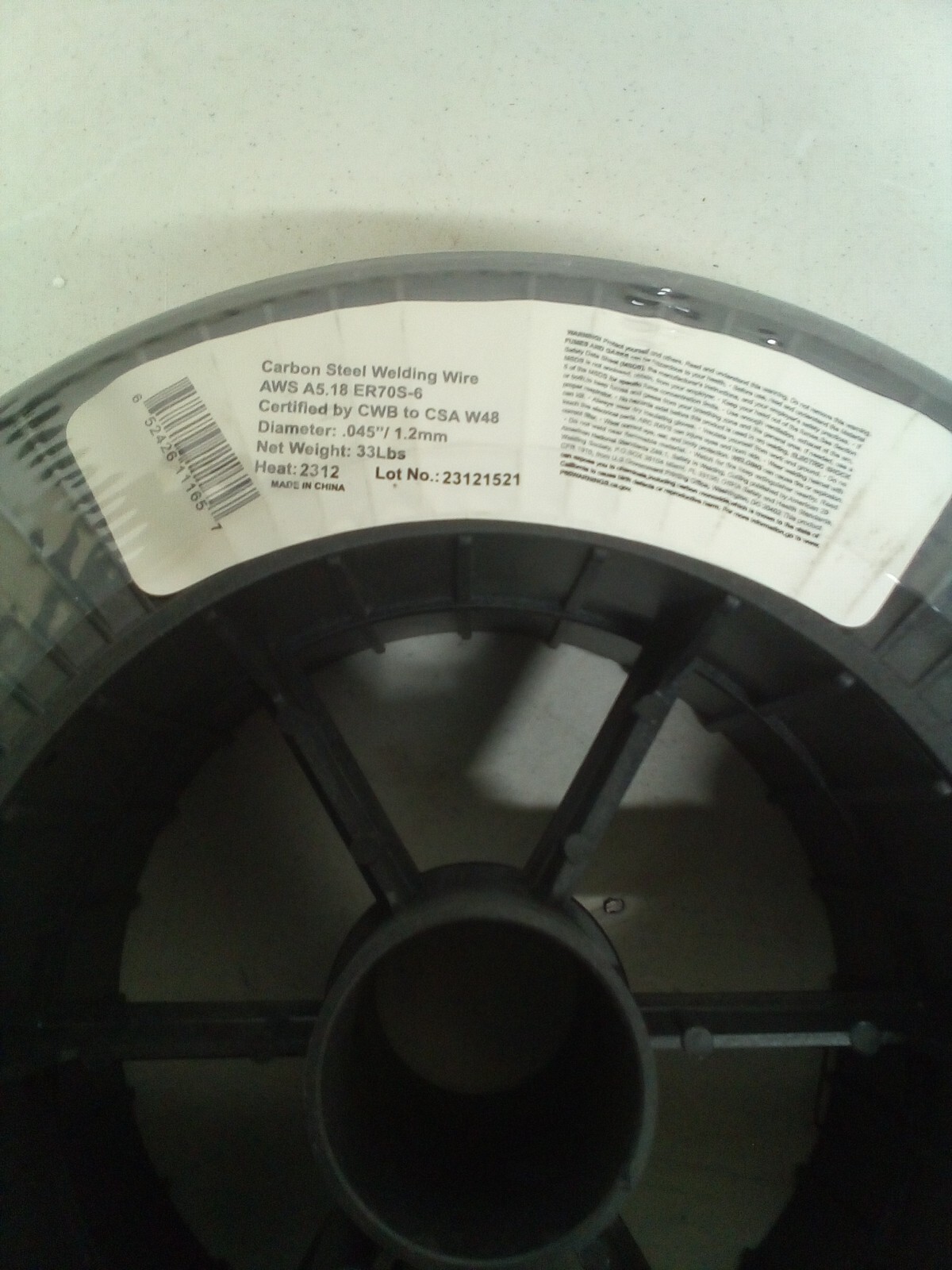 BLUE DEMON Carbon Steel, Weld Wire, 0.045″x33lb Spool ER70S6-045-33