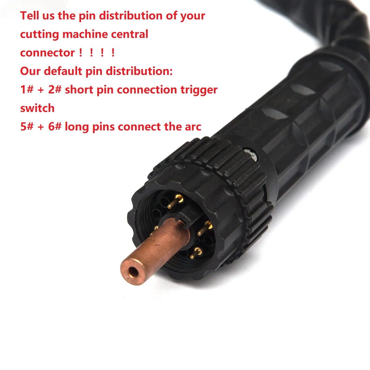 25ft Replacement Plasma Torch Razorweld 45 JRWPC45LT ProPoint Use PT-60 parts