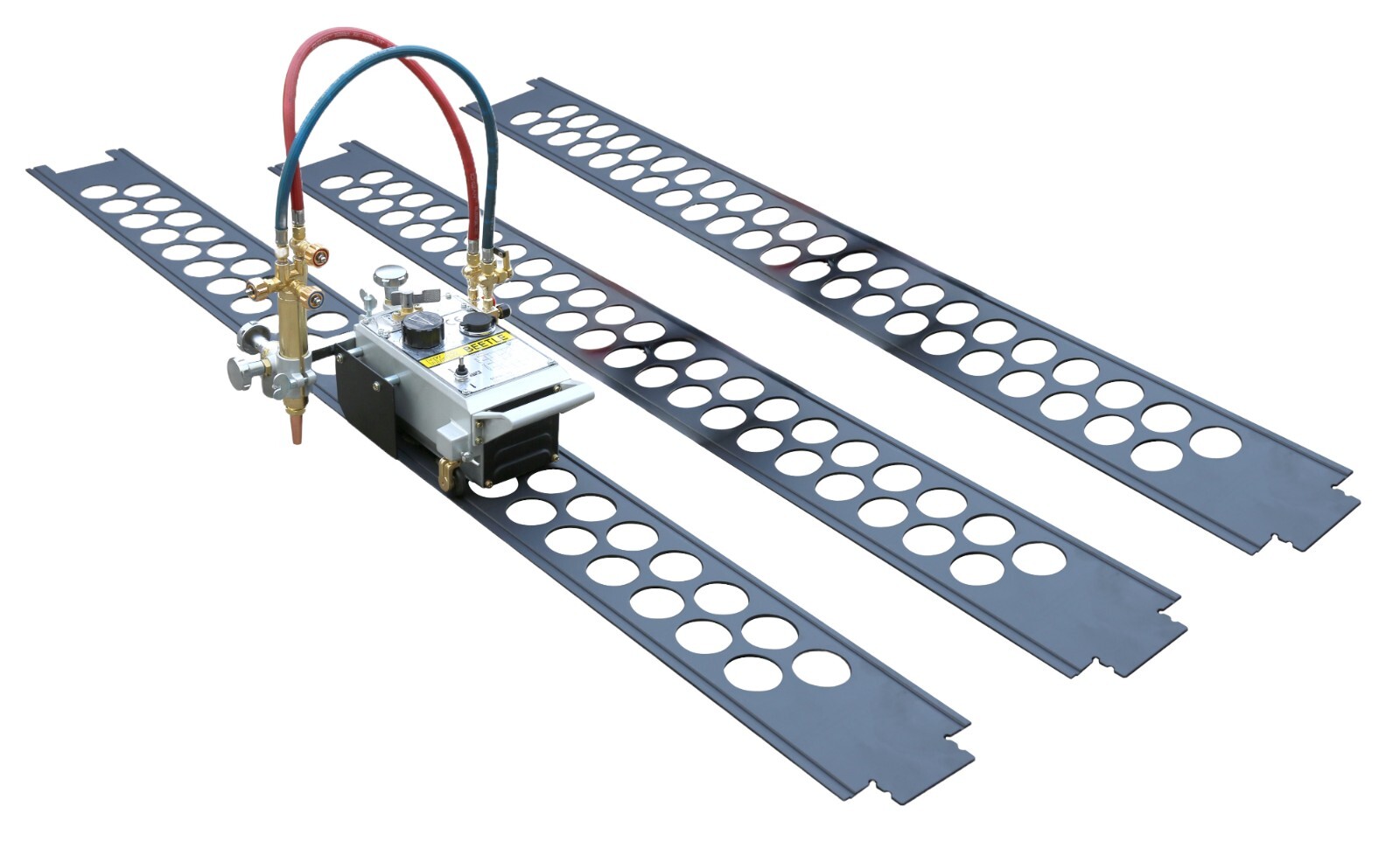Straight Line Oxy-Fuel Motorized Cutting and Beveling Portable Track Machine