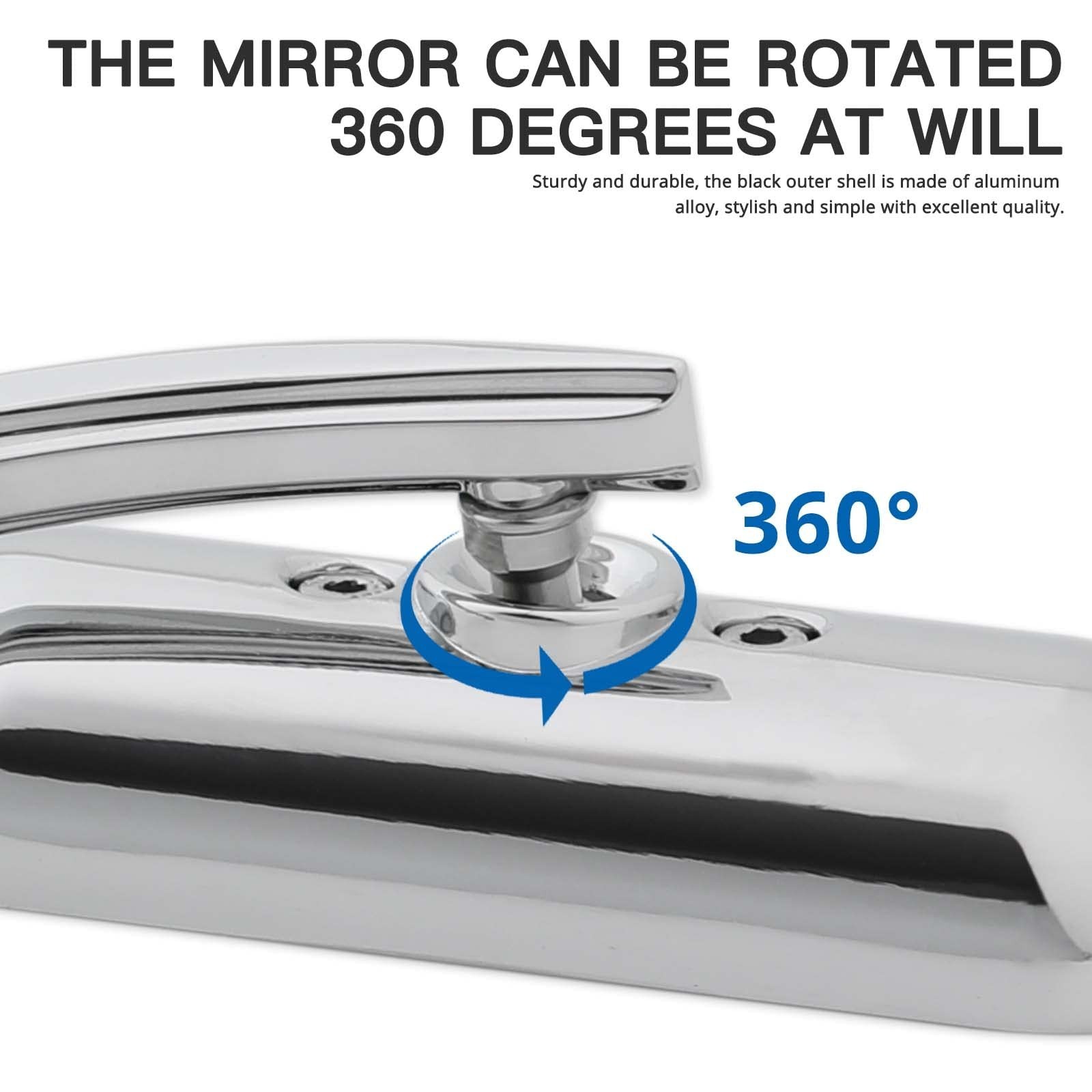 Chrome Motorcycle 8Mm 10Mm Sportster Mirrors for Harley Road King Street Electra