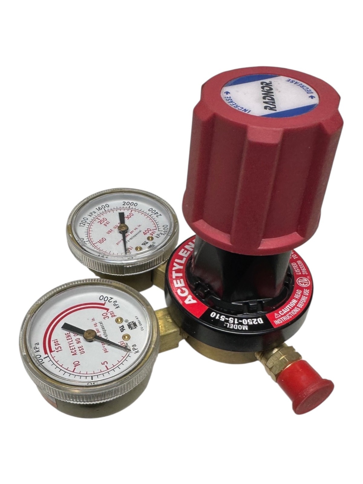 New RADNOR D250-15-510 Gas Regulator **SALE**