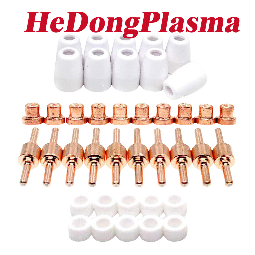 Plasma Consumables Electrode Nozzle for LT5000D LT3500 LT3200 CT520D Torch 40PCS