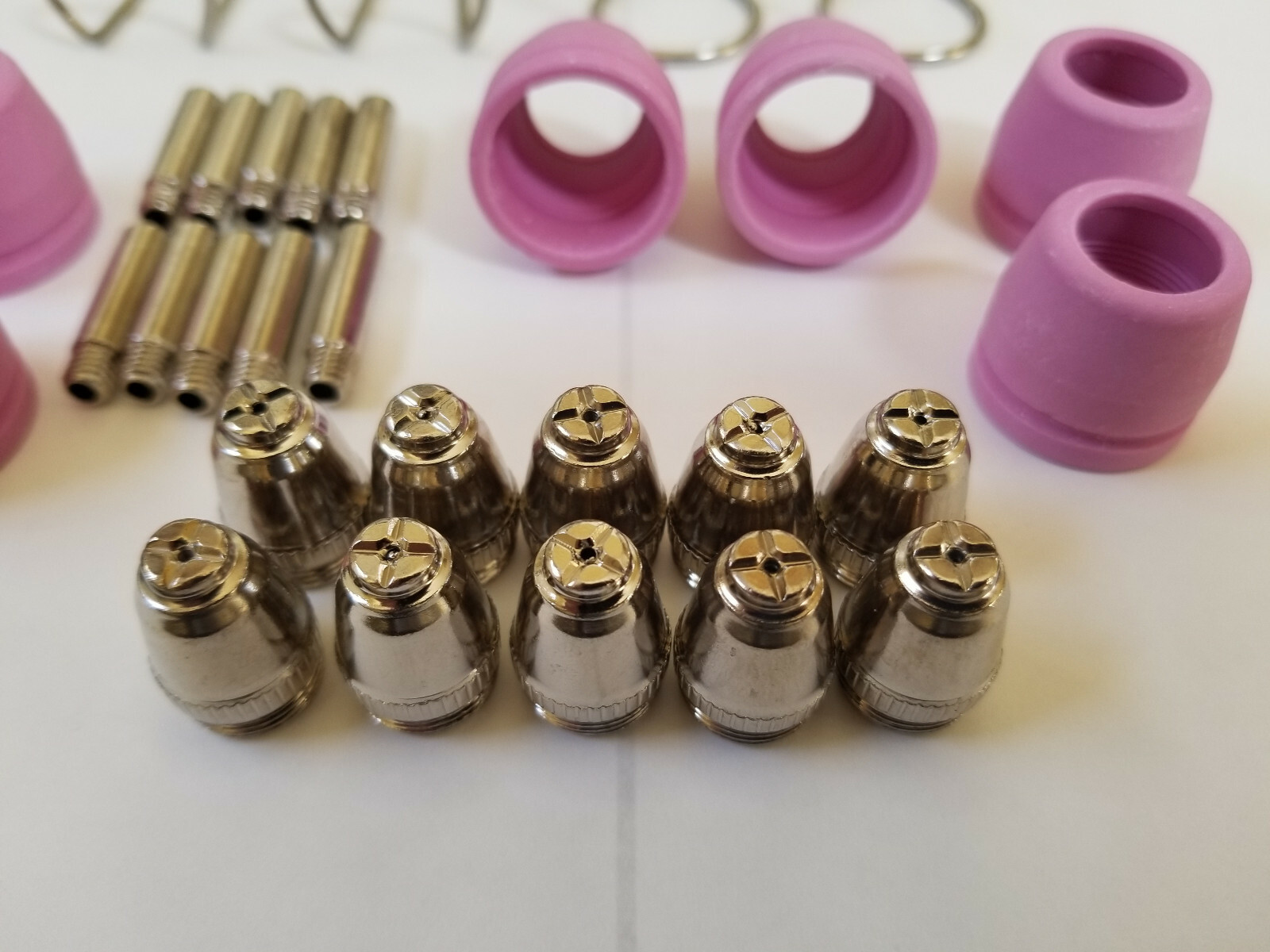ARCCAPTAIN 55A 30pcs Consumables CUT 55 Plasma Cutter Consumables & Spacer Guide