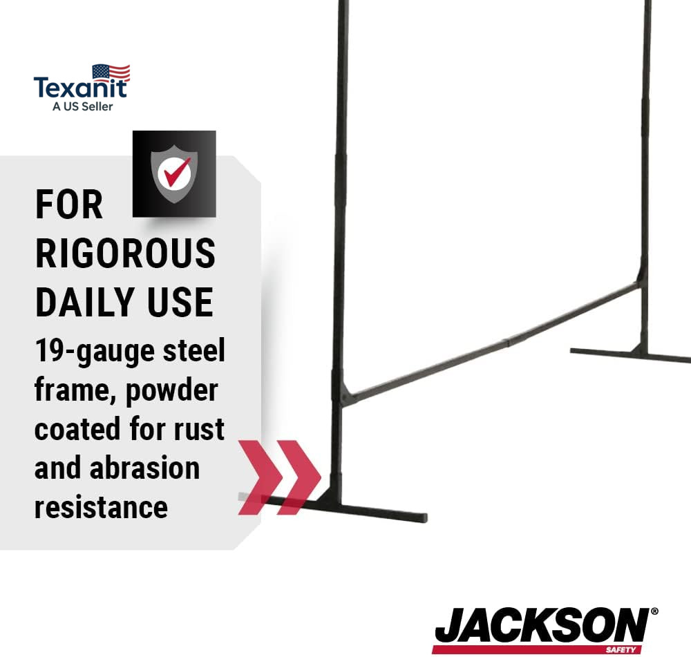 Welding Screen and Frame Combo Kit -Includes Welding Curtain, Fame, Brackets, an