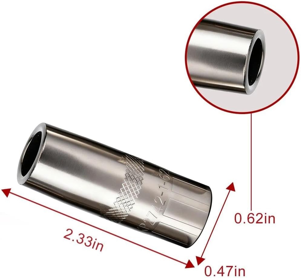 10PK Nozzle KP2742-1-62R fits Lincoln Magnum PRO 250L 300L 200/300A MIG Gun