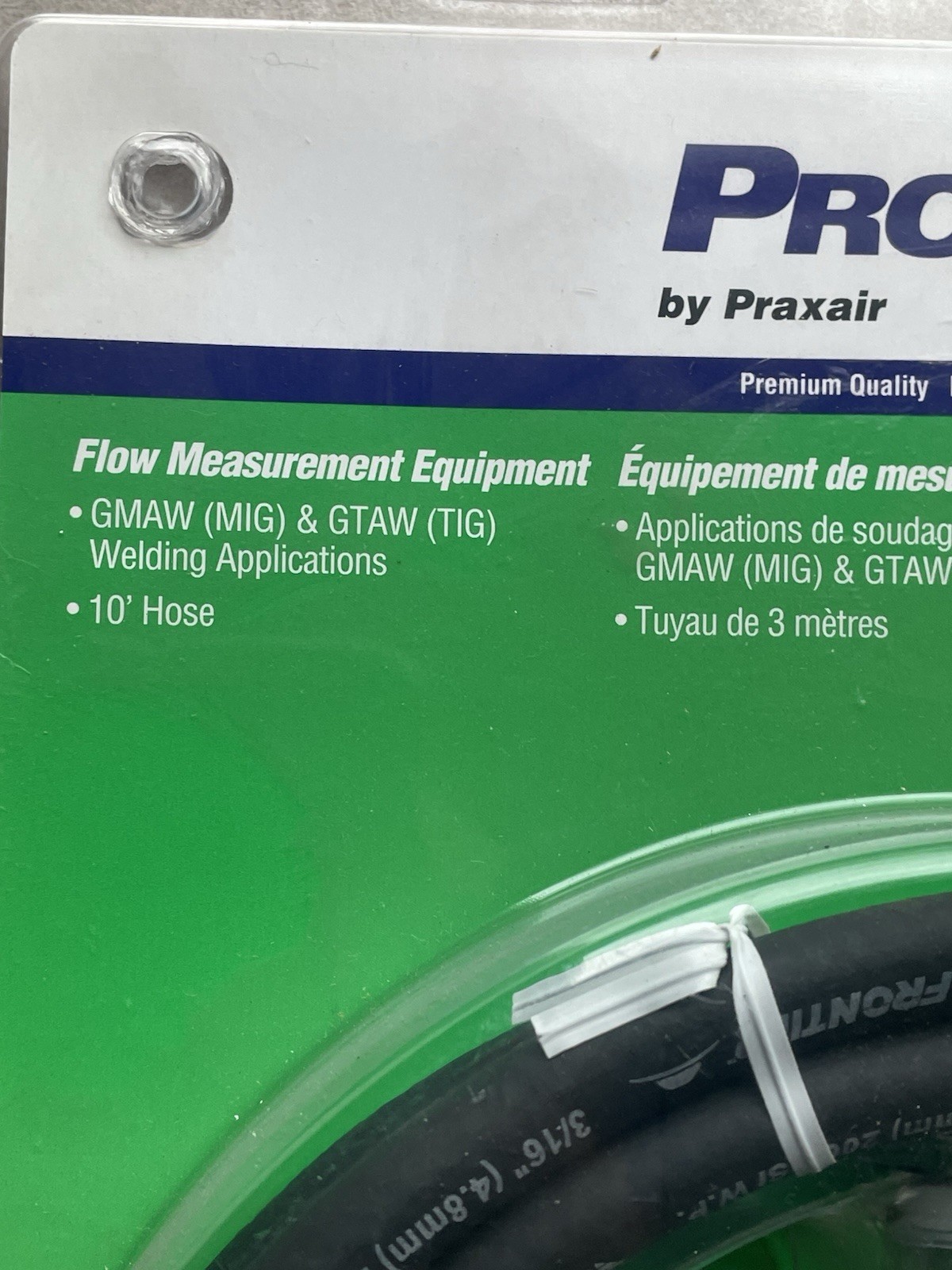 NEW Prostar Flow measurement equipment GMAW (MIG) & GTAW (TIG) 10’ Hose