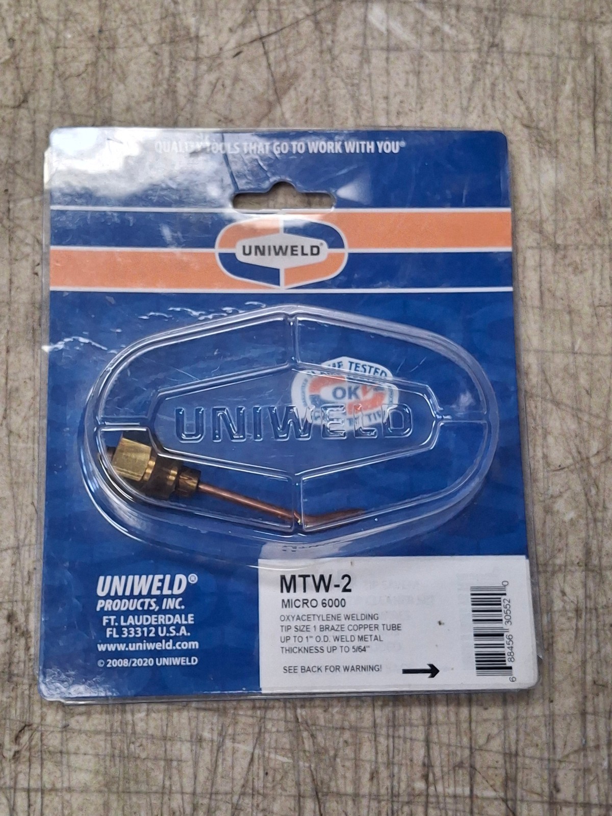 Uniweld MTW-2 MICRO 6000 Welding Tip #2