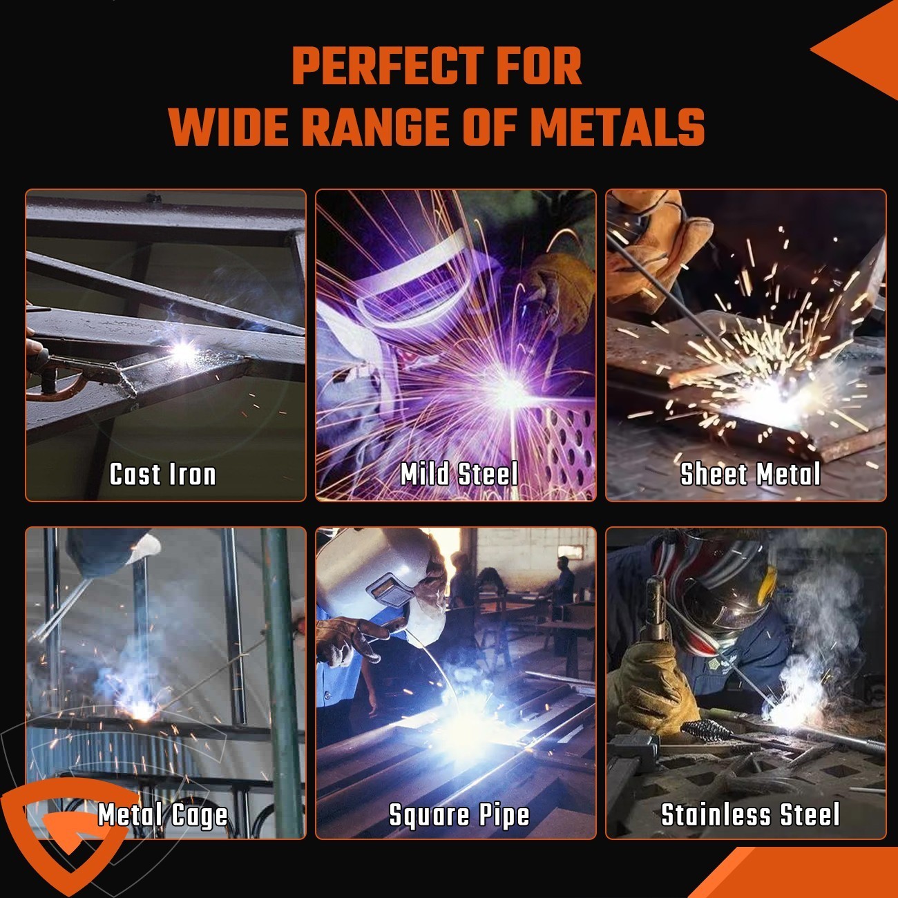 250A MIG Welder 110V Gas/Gasless Flux Core Stick Lift Tig Welding 250A MIG