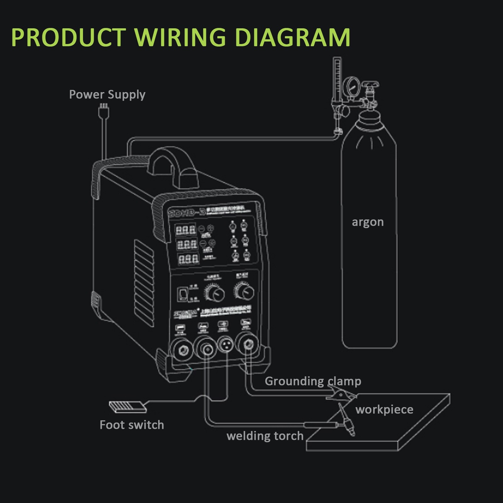 220V 4000W Portable Cold Welding Machine Metal Mould Repair
