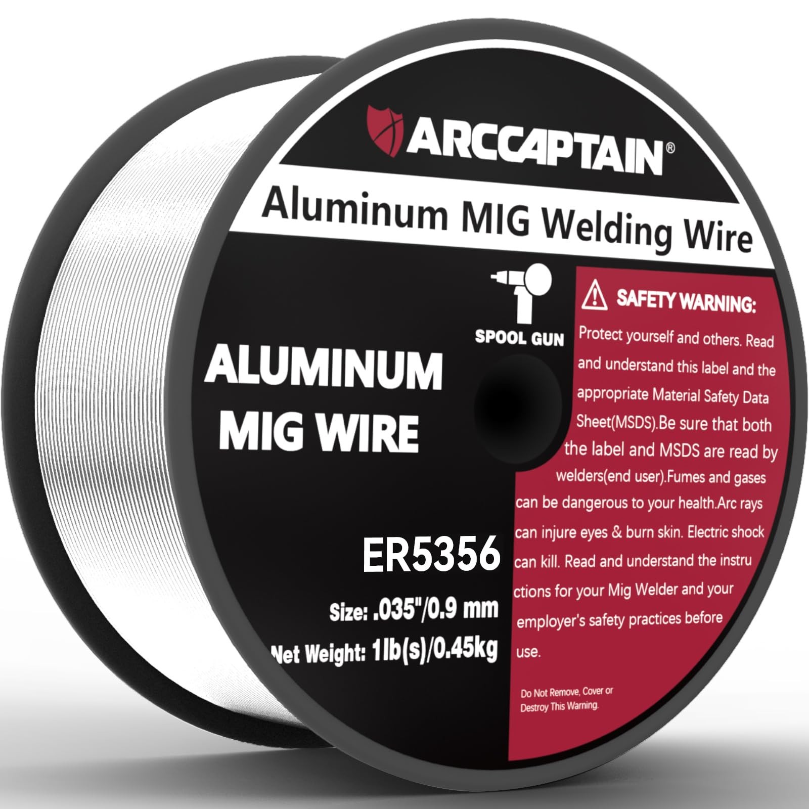 Magnesium Aluminum Welding Wire ER5356 035 MIG Spool 1lb Smooth Arc Corrosion Re