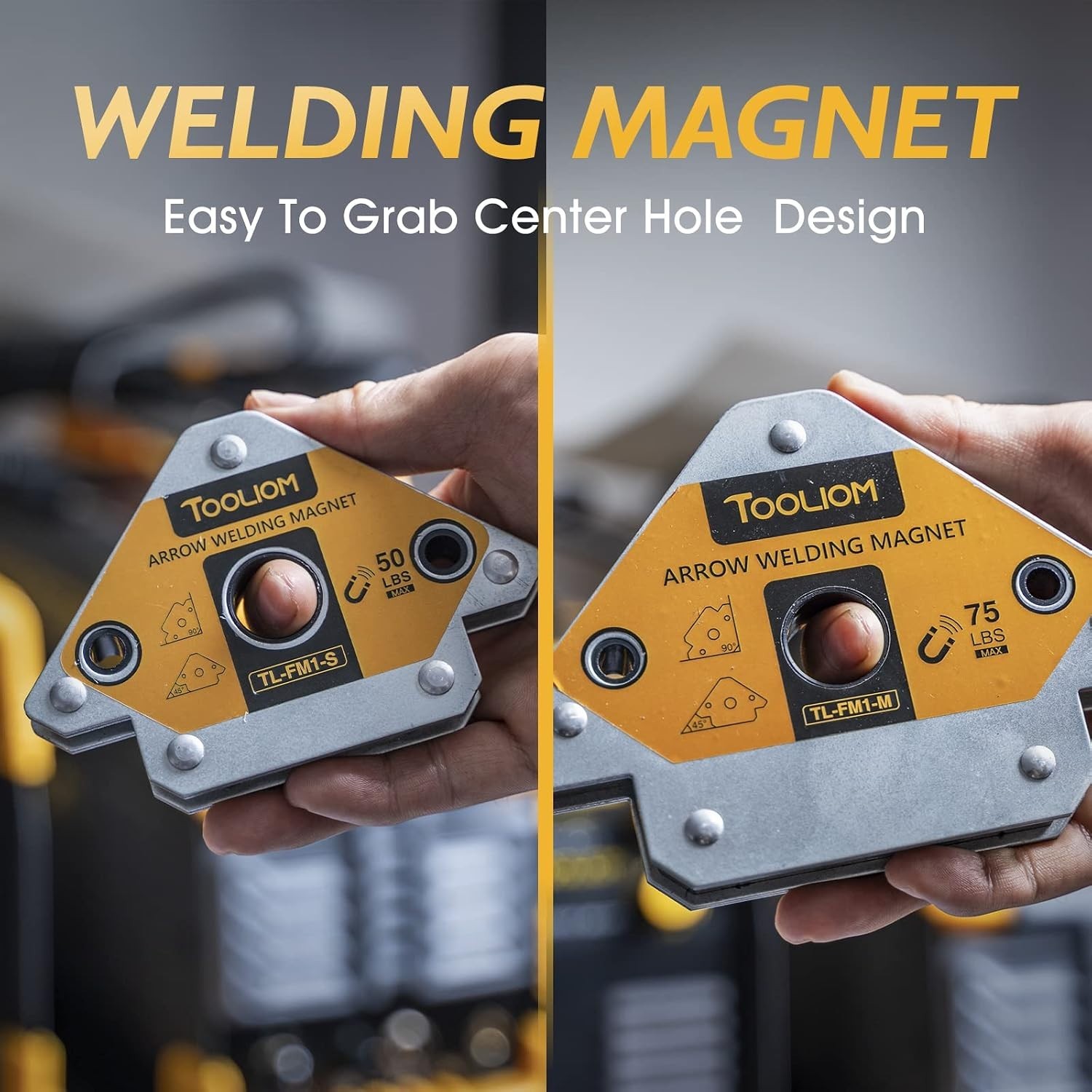 Efficient 6-Pack Welding Magnets – 25LB, 50LB & 75LB for Accurate Angling