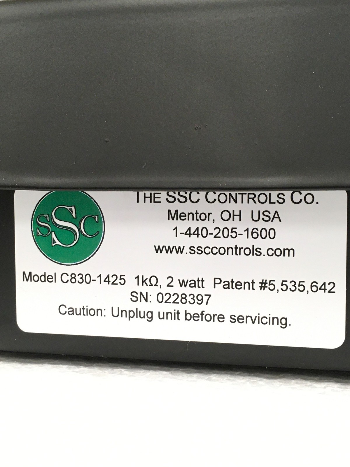 NEW SSC Controls C830-1425 14-Pin 2 Watts for Forney Welders Pedal Controller